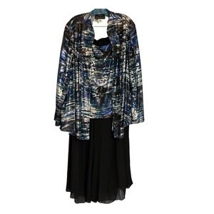 NWT Alex Evenings MOB Wedding Cruise Graduation Twinset Jacket Wide Leg Pants 3X